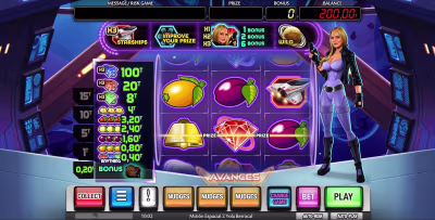 El logo de la Misión Espacial 2 Yola Berrocal Maquina Tragamonedas