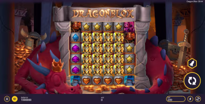 El logo de la Dragon Blox Maquina Tragamonedas