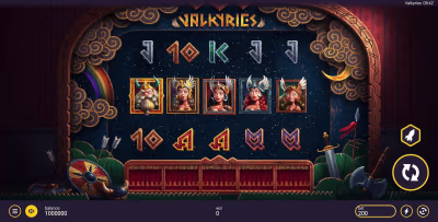 El logo de la Valkyries Maquina Tragamonedas