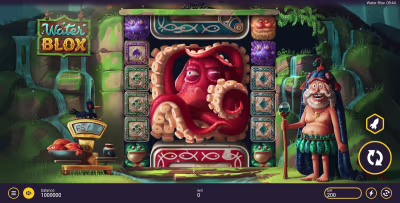 El logo de la Water Blox Maquina Tragamonedas