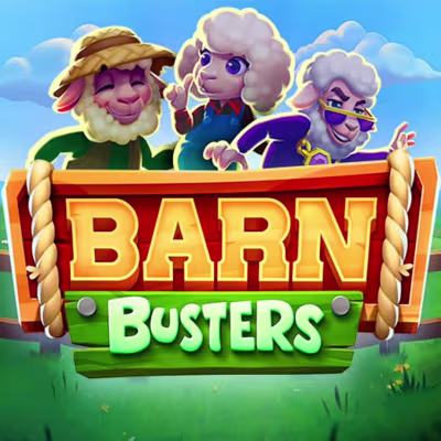 El logo de la Barn Busters Maquina Tragamonedas