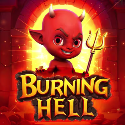 El logo de la Burning Hell Maquina Tragamonedas