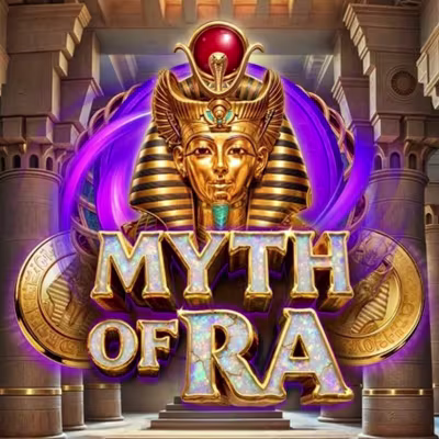 El logo de la Myth of Ra Maquina Tragamonedas