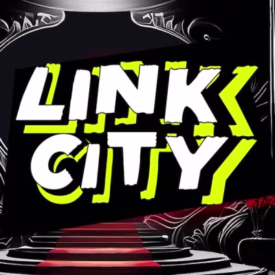 El logo de la Link City  Maquina Tragamonedas