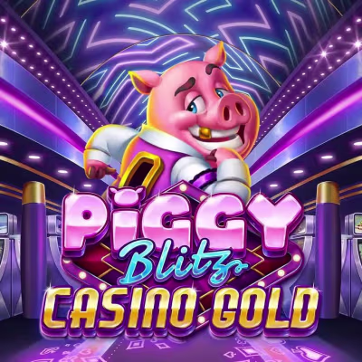 El logo de la Piggy Blitz Casino Gold Maquina Tragamonedas