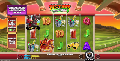 El logo de la Big Bass Raceday Repeat Maquina Tragamonedas