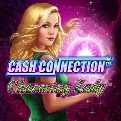 El logo de la Cash Connection Charming Lady Maquina Tragamonedas