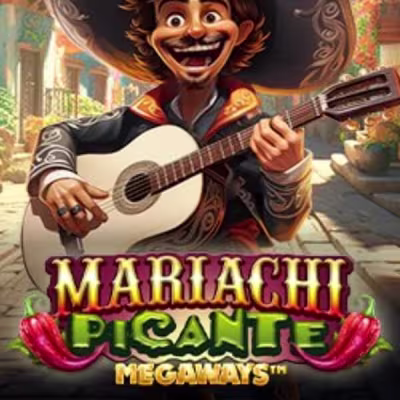 El logo de la Mariachi Picante Megaways Maquina Tragamonedas