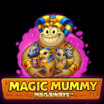 El logo de la Magic Mummy Megaways Maquina Tragamonedas