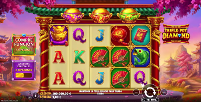 El logo de la Triple Pot Diamond Maquina Tragamonedas