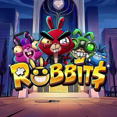 El logo de la Robbits Maquina Tragamonedas