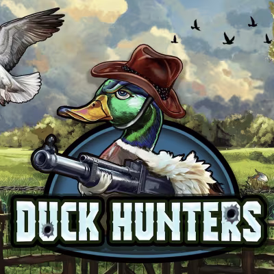 El logo de la Duck Hunters Maquina Tragamonedas