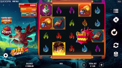 El logo de la Fire Tale Maquina Tragamonedas
