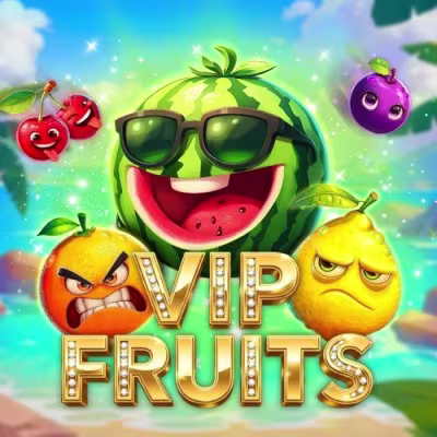 El logo de la VIP Fruits Maquina Tragamonedas