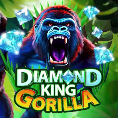 El logo de la Diamond King Gorilla Maquina Tragamonedas