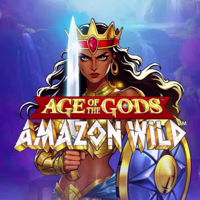El logo de la Age of the Gods: Amazon Wild Maquina Tragamonedas