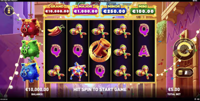 El logo de la Oink Oink Oink: Piñatas Maquina Tragamonedas