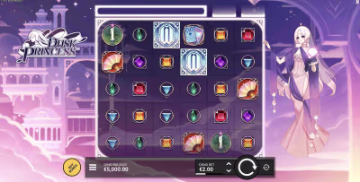 El logo de la Dusk Princess Maquina Tragamonedas