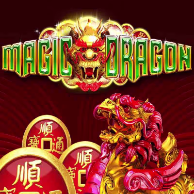 El logo de la Magic Dragon Maquina Tragamonedas