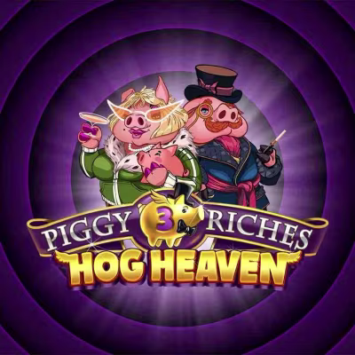 El logo de la Piggy Riches 3 Hog Heaven Maquina Tragamonedas