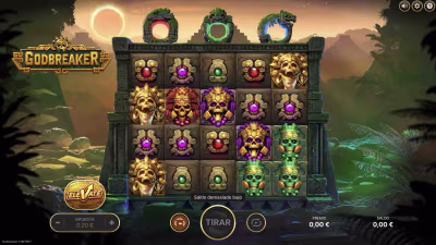 El logo de la Godbreaker Maquina Tragamonedas