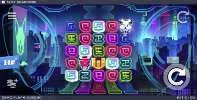 El logo de la Deadcode Maquina Tragamonedas