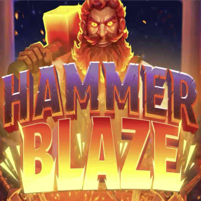 El logo de la Hammerblaze Maquina Tragamonedas