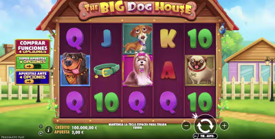 El logo de la The Big Dog House Maquina Tragamonedas