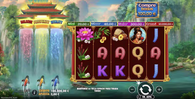 El logo de la Dragon’s Gate Bonus Choice Maquina Tragamonedas