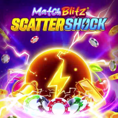El logo de la Match Blitz Scatter Shock Maquina Tragamonedas
