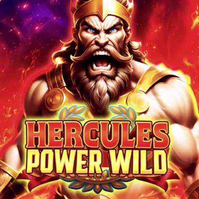 El logo de la Hercules Power Wild Maquina Tragamonedas