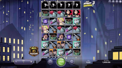 El logo de la Jack Hammer 3: Diamond Affair Maquina Tragamonedas