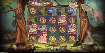 El logo de la Ms Robin Hood Maquina Tragamonedas
