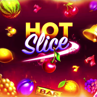 El logo de la Hot Slice Maquina Tragamonedas