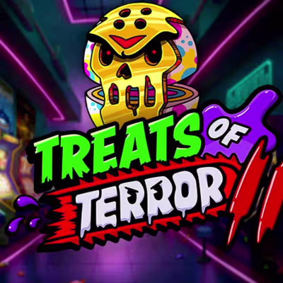 El logo de la Treats of Terror II Maquina Tragamonedas