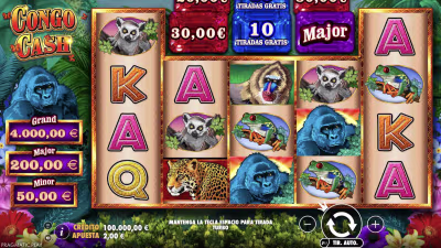 El logo de la Congo Cash Maquina Tragamonedas