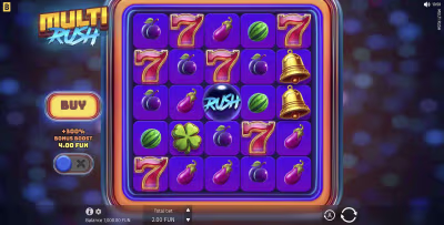 El logo de la Multi Rush Maquina Tragamonedas