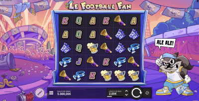 El logo de la Le Football Fan Maquina Tragamonedas
