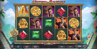 El logo de la Mystery of Eldorado Maquina Tragamonedas