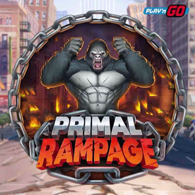 El logo de la Primal Rampage Maquina Tragamonedas
