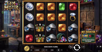 El logo de la The Gem Master Maquina Tragamonedas