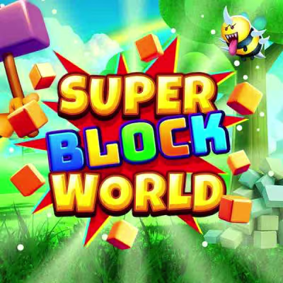 El logo de la Super Block Word Maquina Tragamonedas