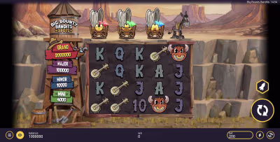 El logo de la Big Bounty Bandits: 3 Pots Maquina Tragamonedas