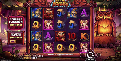 El logo de la Out of the Woods Maquina Tragamonedas