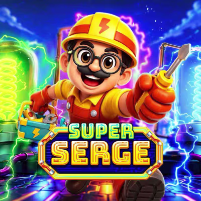 El logo de la Super Serge Maquina Tragamonedas