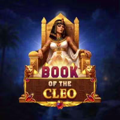 El logo de la Book of the Cleo Maquina Tragamonedas