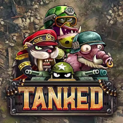 El logo de la Tanked Maquina Tragamonedas