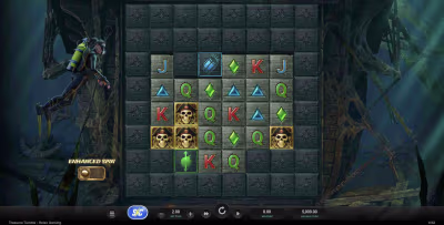 El logo de la Treasure Tumble Maquina Tragamonedas