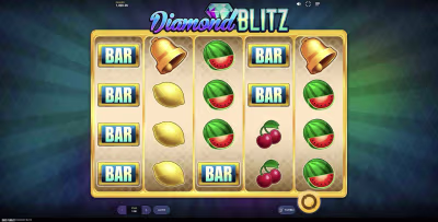 El logo de la Diamond Blitz Maquina Tragamonedas