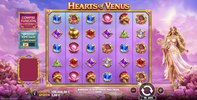 El logo de la Hearts of Venus Maquina Tragamonedas